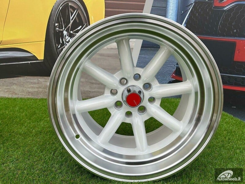 Nuotrauka 9 - Autowheels Watanabe Rota style White lengvojo lydinio R15 ratlankiai