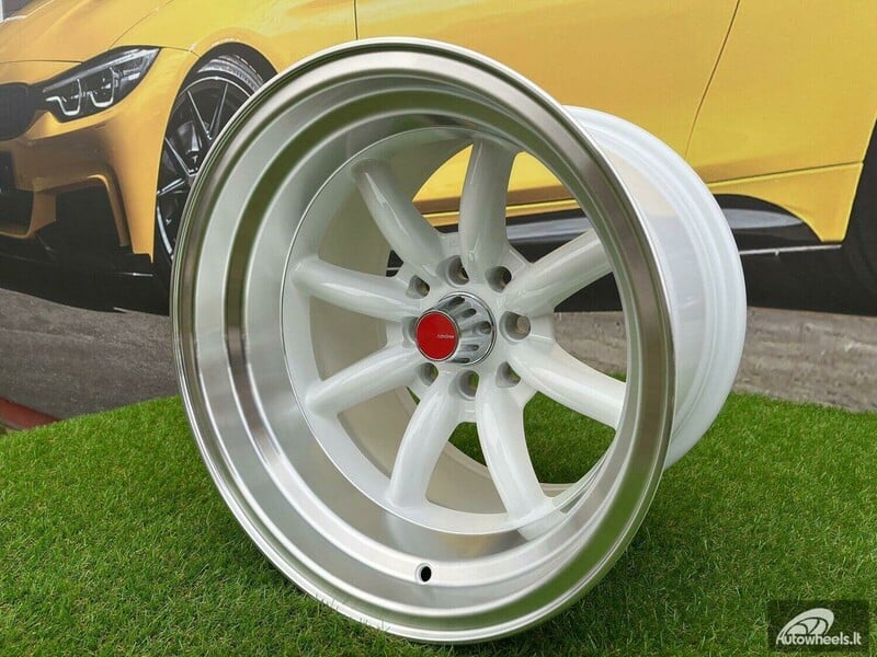 Nuotrauka 10 - Autowheels Watanabe Rota style White lengvojo lydinio R15 ratlankiai