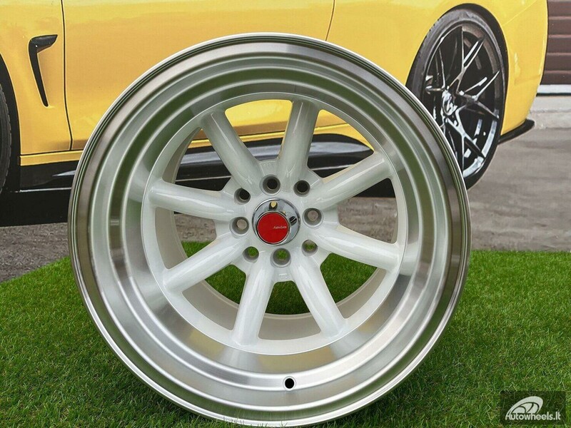 Nuotrauka 11 - Autowheels Watanabe Rota style White lengvojo lydinio R15 ratlankiai