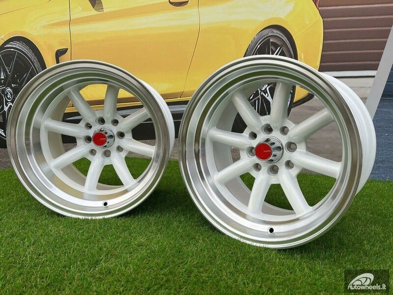 Nuotrauka 18 - Autowheels Watanabe Rota style White lengvojo lydinio R15 ratlankiai