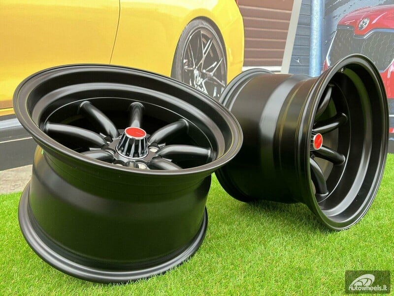 Photo 7 - Autowheels Watanabe Rota style Black light alloy R15 rims