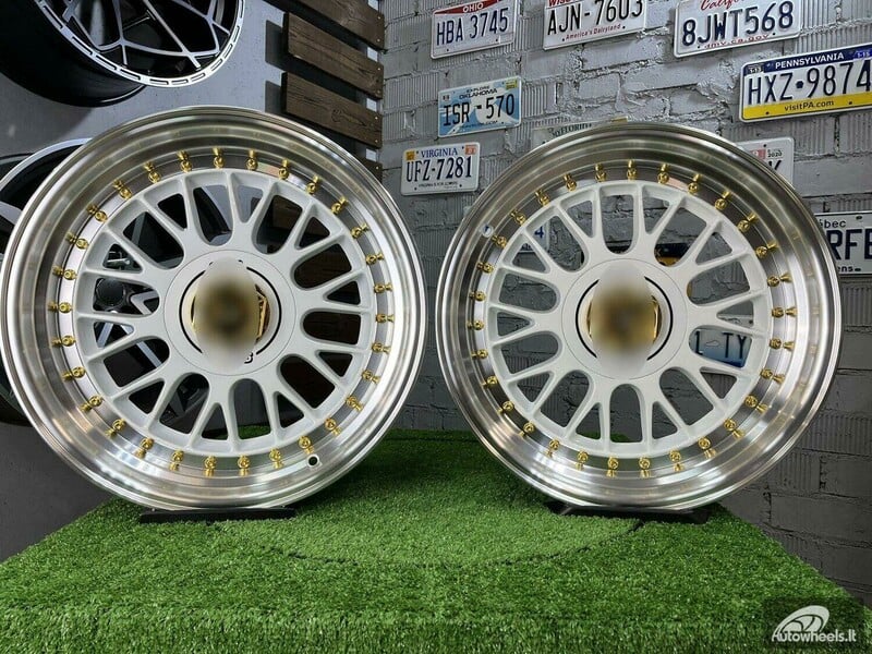 Nuotrauka 1 - Autowheels BBS LM style BMW Audi MB White lengvojo lydinio R17 ratlankiai