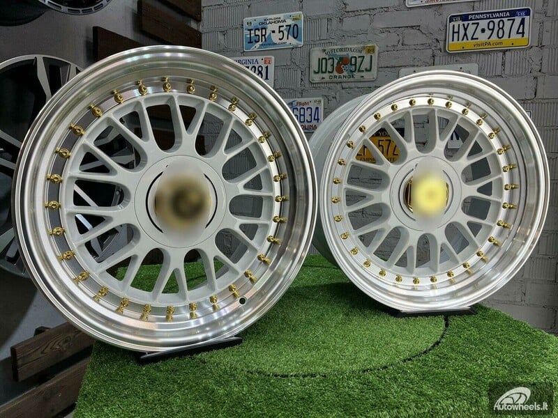 Nuotrauka 2 - Autowheels BBS LM style BMW Audi MB White lengvojo lydinio R17 ratlankiai