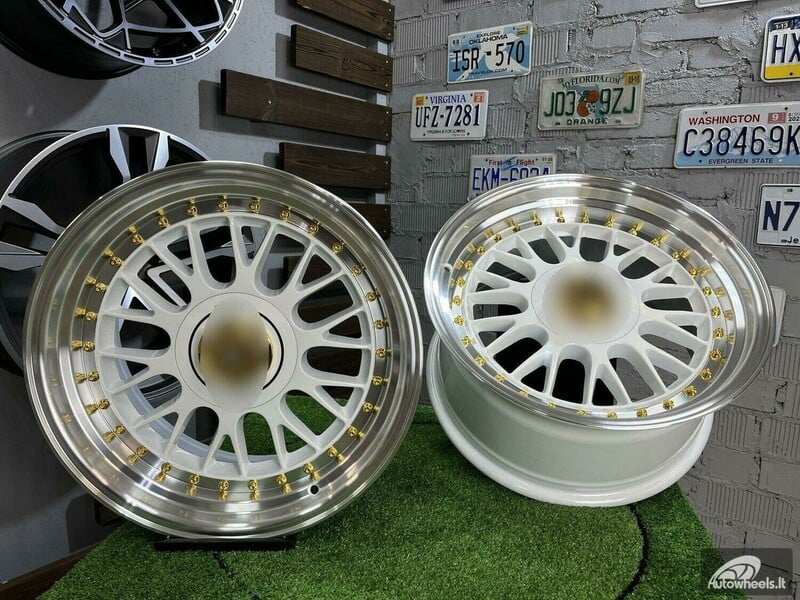 Nuotrauka 7 - Autowheels BBS LM style BMW Audi MB White lengvojo lydinio R17 ratlankiai