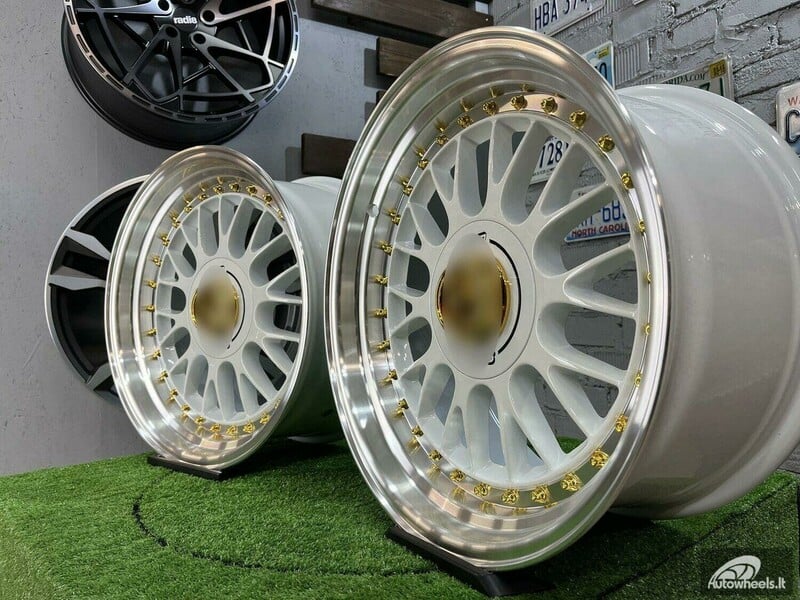 Nuotrauka 10 - Autowheels BBS LM style BMW Audi MB White lengvojo lydinio R17 ratlankiai