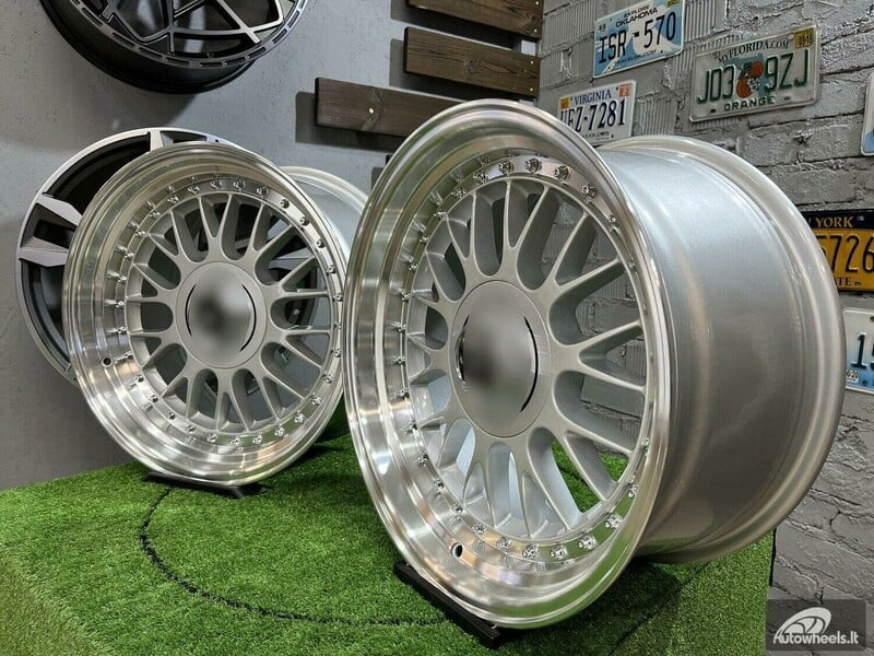 Nuotrauka 3 - Autowheels BBS LM style BMW VW MB Silver lengvojo lydinio R17 ratlankiai