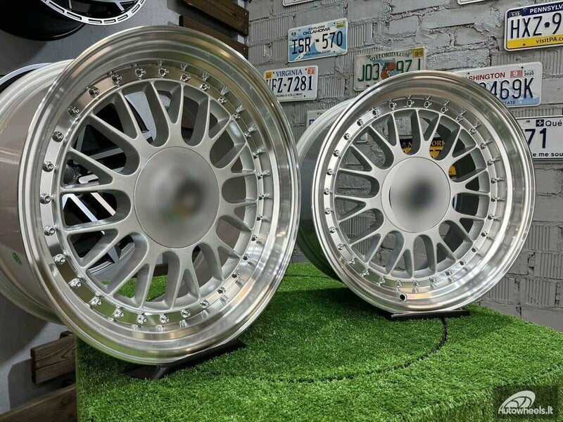 Nuotrauka 8 - Autowheels BBS LM style BMW VW MB Silver lengvojo lydinio R17 ratlankiai