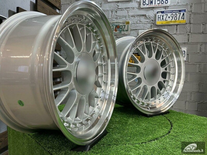 Nuotrauka 10 - Autowheels BBS LM style BMW VW MB Silver lengvojo lydinio R17 ratlankiai