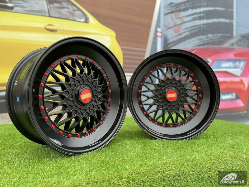 Nuotrauka 2 - Autowheels BBS RS Slant Lip Style 8.5-9.5 lengvojo lydinio R18 ratlankiai