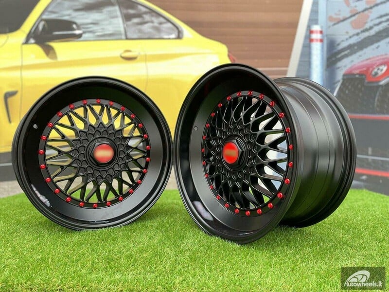 Nuotrauka 6 - Autowheels BBS RS Slant Lip Style 8.5-9.5 lengvojo lydinio R18 ratlankiai