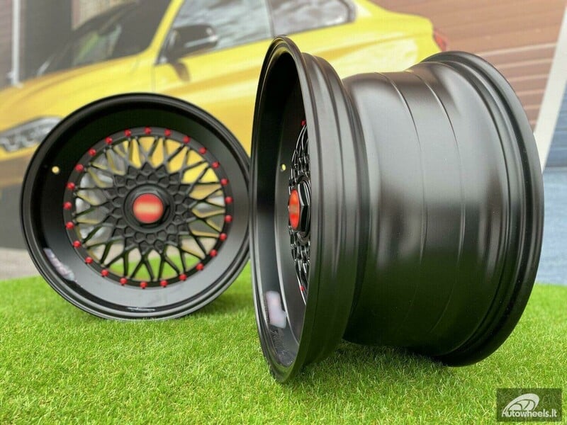 Nuotrauka 9 - Autowheels BBS RS Slant Lip Style 8.5-9.5 lengvojo lydinio R18 ratlankiai