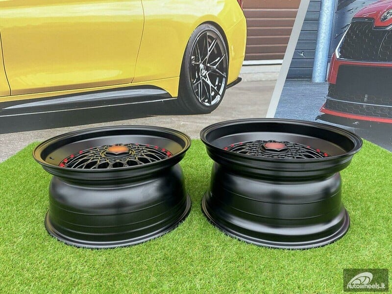 Nuotrauka 11 - Autowheels BBS RS Slant Lip Style 8.5-9.5 lengvojo lydinio R18 ratlankiai