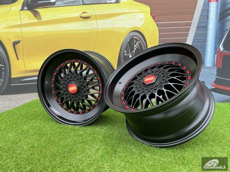 Nuotrauka 12 - Autowheels BBS RS Slant Lip Style 8.5-9.5 lengvojo lydinio R18 ratlankiai