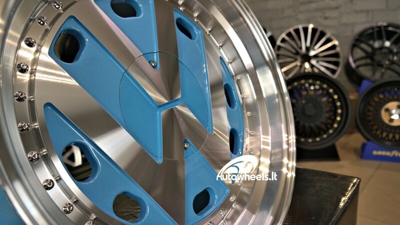 Photo 5 - Autowheels VW Classic Style Audi Blue light alloy R17 rims