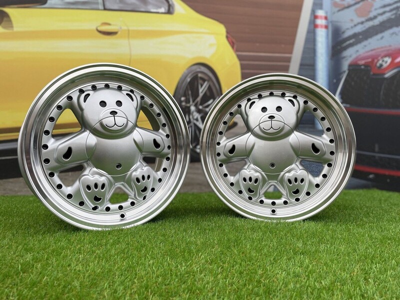 Photo 1 - Autowheels Ronal Teddy Bear VW JDM Silver light alloy R15 rims