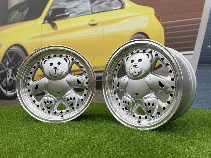 Photo 2 - Autowheels Ronal Teddy Bear VW JDM Silver light alloy R15 rims