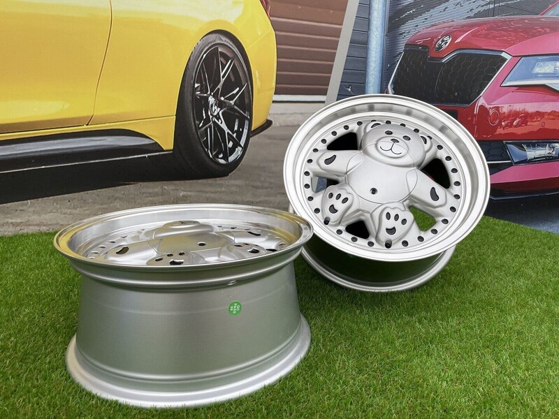 Photo 13 - Autowheels Ronal Teddy Bear VW JDM Silver light alloy R15 rims