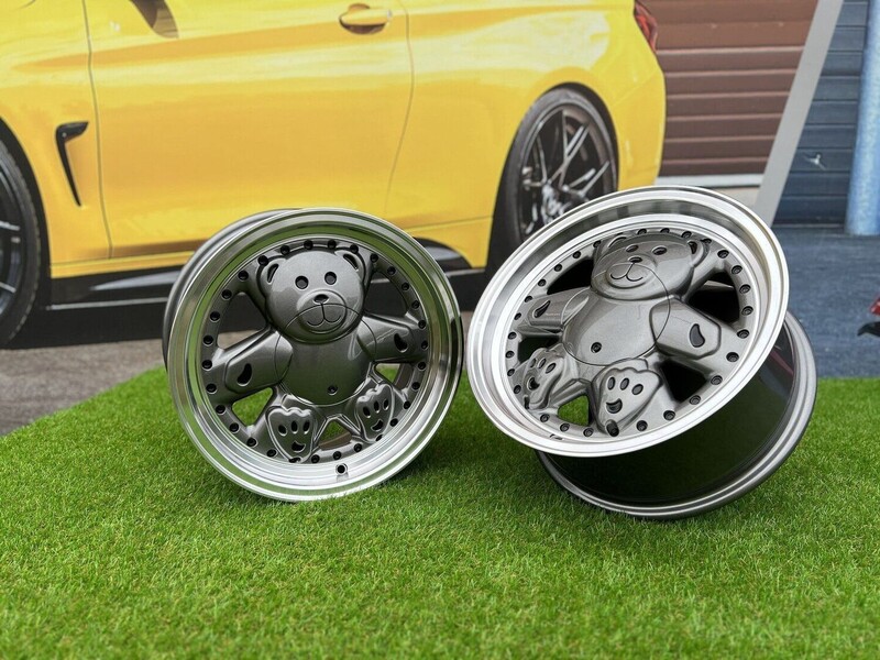 Nuotrauka 6 - Autowheels Ronal Teddy Bear VW JDM Grey lengvojo lydinio R15 ratlankiai