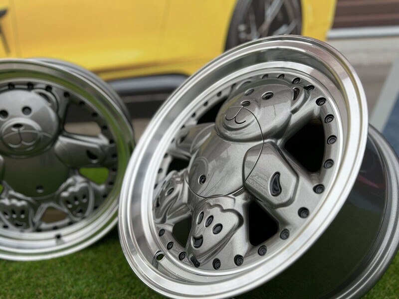 Nuotrauka 7 - Autowheels Ronal Teddy Bear VW JDM Grey lengvojo lydinio R15 ratlankiai