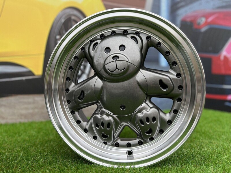 Nuotrauka 9 - Autowheels Ronal Teddy Bear VW JDM Grey lengvojo lydinio R15 ratlankiai