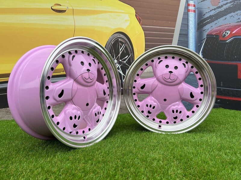 Photo 3 - Autowheels Ronal Teddy Bear VW JDM Pink light alloy R15 rims