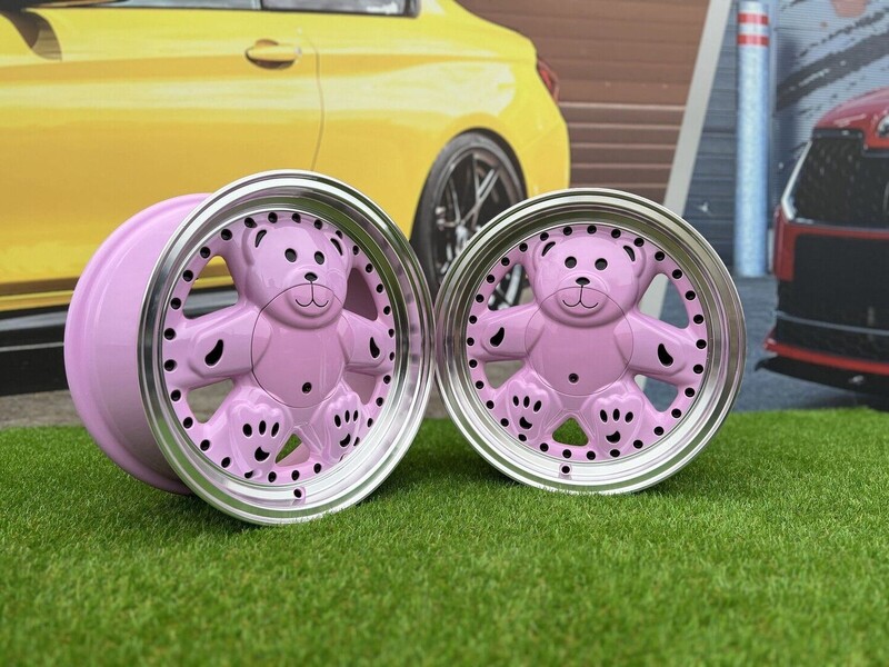 Photo 7 - Autowheels Ronal Teddy Bear VW JDM Pink light alloy R15 rims