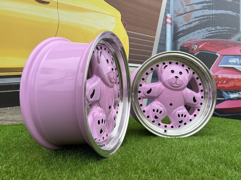 Photo 8 - Autowheels Ronal Teddy Bear VW JDM Pink light alloy R15 rims