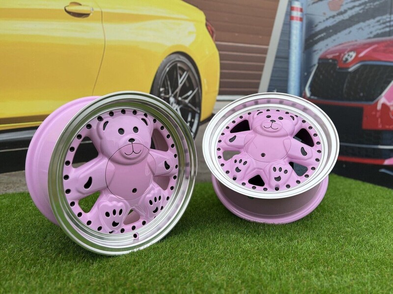 Photo 9 - Autowheels Ronal Teddy Bear VW JDM Pink light alloy R15 rims