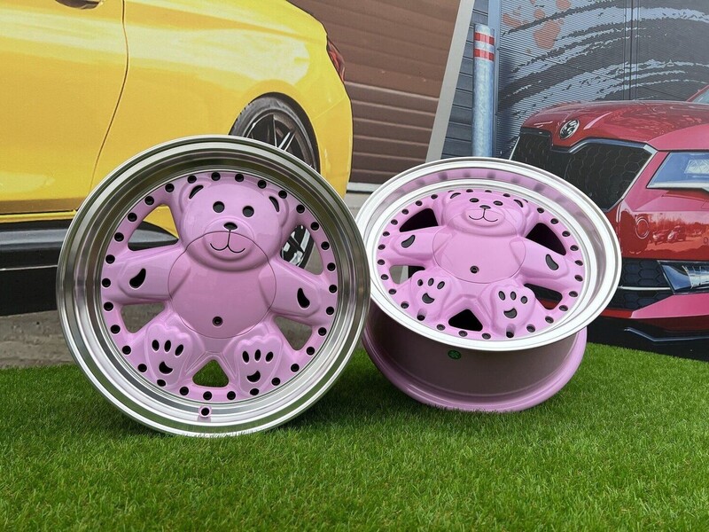 Photo 13 - Autowheels Ronal Teddy Bear VW JDM Pink light alloy R15 rims