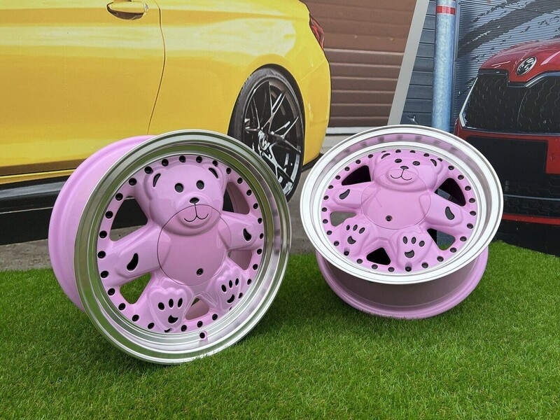 Photo 14 - Autowheels Ronal Teddy Bear VW JDM Pink light alloy R15 rims