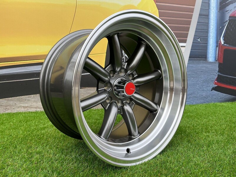 Photo 2 - Autowheels Watanabe Rota style Grey light alloy R15 rims