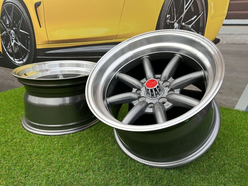 Photo 10 - Autowheels Watanabe Rota style Grey light alloy R15 rims