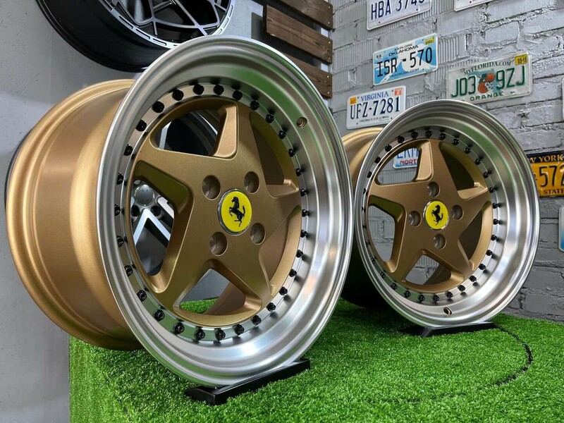 Фотография 3 - Autowheels Ferrari 348TS JDM E30 VW Bronz литые R15 диски