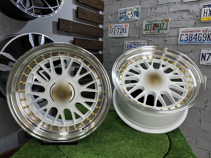 Nuotrauka 7 - Autowheels BBS LM style BMW Audi MB White lengvojo lydinio R17 ratlankiai