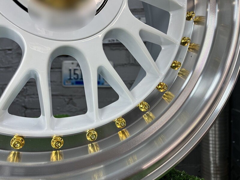 Nuotrauka 8 - Autowheels BBS LM style BMW Audi MB White lengvojo lydinio R17 ratlankiai