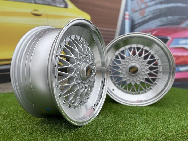 Nuotrauka 7 - Autowheels BBS RS Slant Style E30 VW Audi lengvojo lydinio R17 ratlankiai