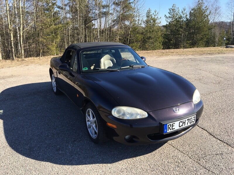 Фотография 3 - Mazda MX-5 black cherry mica SE 2003 г