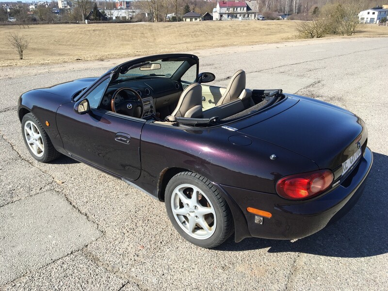 Фотография 11 - Mazda MX-5 black cherry mica SE 2003 г