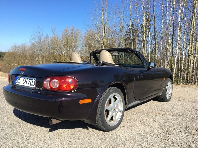 Фотография 23 - Mazda MX-5 black cherry mica SE 2003 г