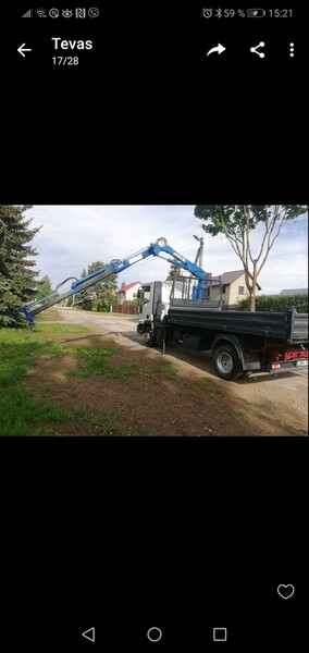 Photo 2 - Iveco 1790 2005 y Dump truck with crane