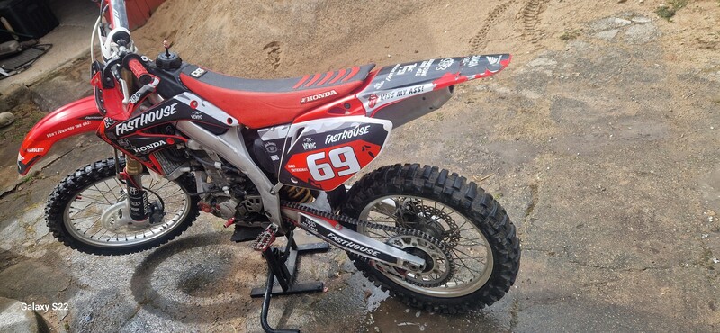 Nuotrauka 2 - Honda CRF450R 2007 m Krosinis / Supermoto motociklas