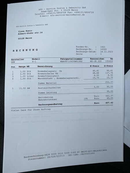 Nuotrauka 25 - Bmw X1 2013 m Visureigis / Krosoveris