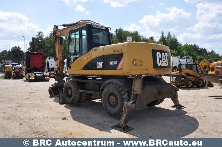 Фотография 4 - Caterpillar M316D 2007 г Колесный экскаватор