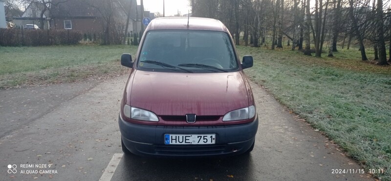 Nuotrauka 10 - Peugeot Partner 1998 m Komercinis auto(su būda)