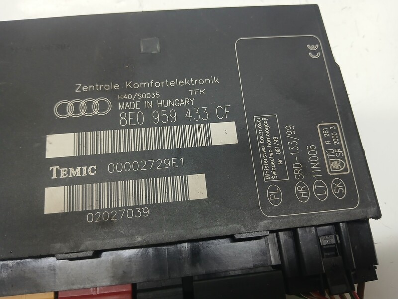 Photo 3 - Komforto modulis, 8E0959433CF, Audi A4 B7 2006 y