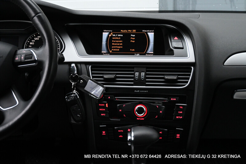 Nuotrauka 22 - Audi A4 2012 m Sedanas