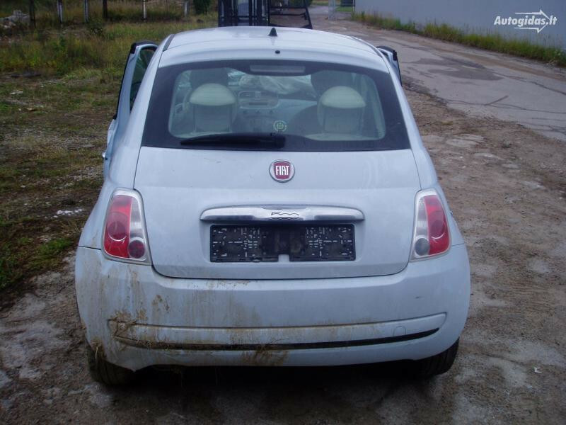 Nuotrauka 3 - Fiat 500 2010 m dalys