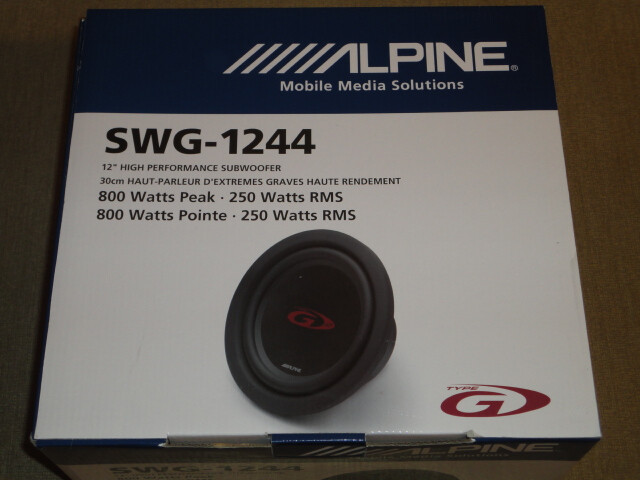 Photo 6 - Alpine swt-12s4 Subwoofer Speaker