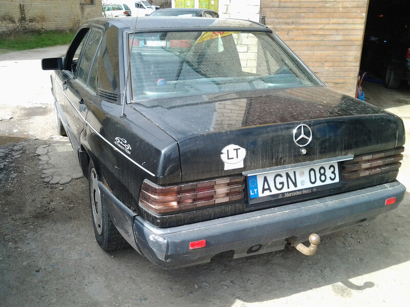 Nuotrauka 4 - Mercedes-Benz 190 Sedanas 1991 m dalys