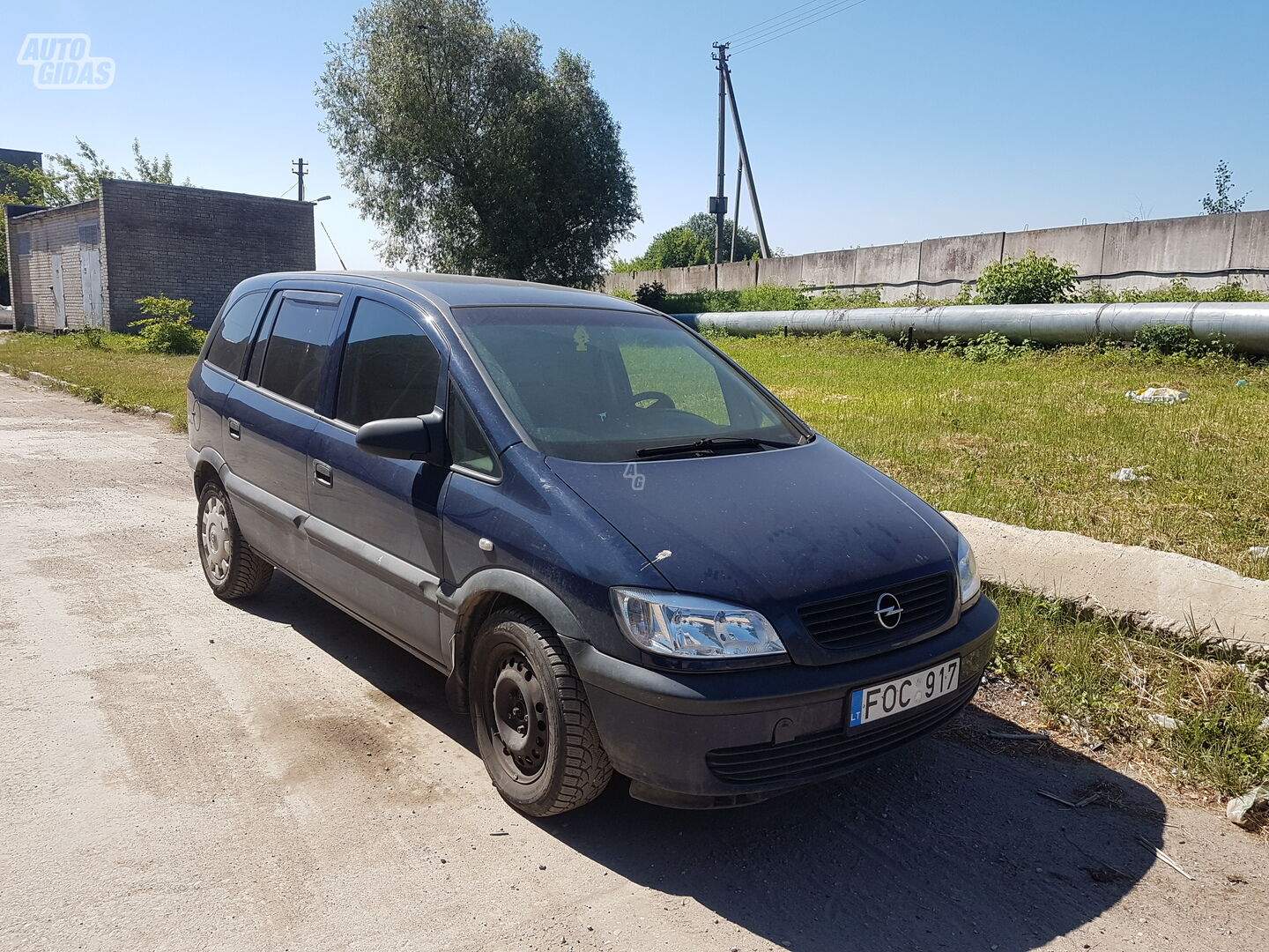 Opel Zafira A 2.0 DYZELIS 60 KW 2002 г запчясти